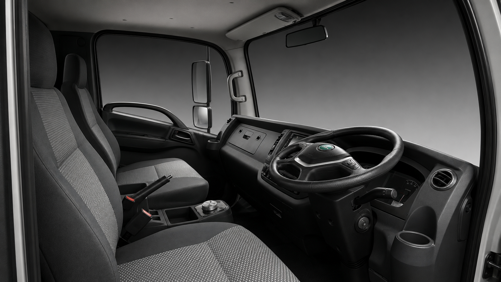 Higer EV H6T electric truck cabin interior